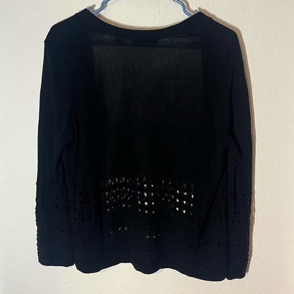 Red brand - thin and cozy black cardigan size L